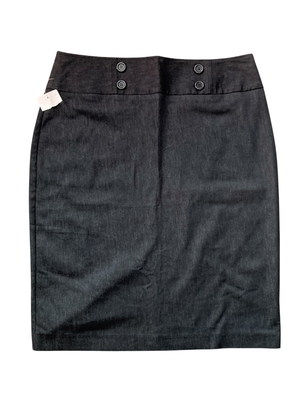 Vintage Y2K Dark denim skirt with button detail 14 16 pin up rockabilly retro